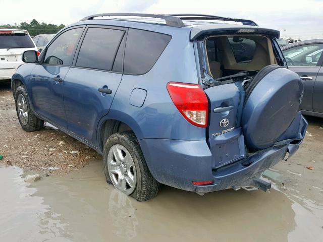 JTMZD33V286064554 - 2008 TOYOTA RAV4 BLUE photo 3