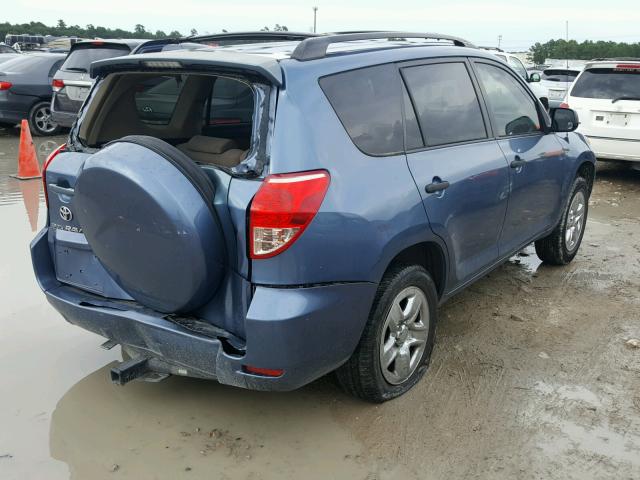 JTMZD33V286064554 - 2008 TOYOTA RAV4 BLUE photo 4