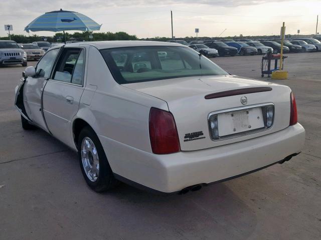 1G6KD54Y92U209486 - 2002 CADILLAC DEVILLE WHITE photo 3