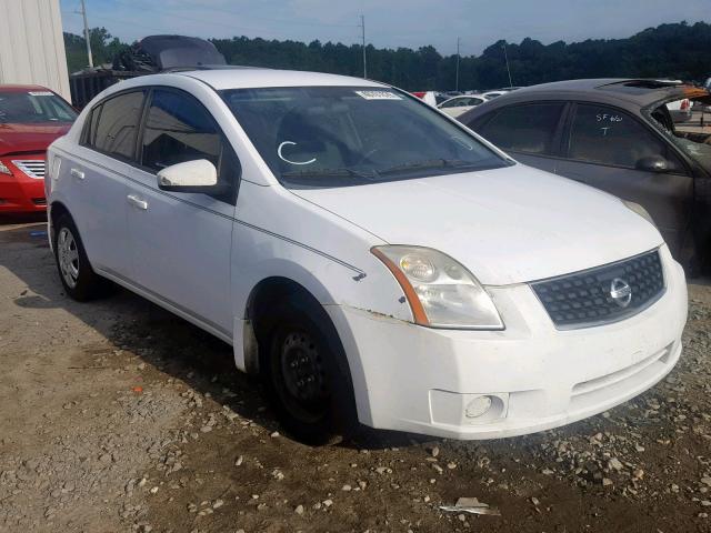 3N1AB61E98L729899 - 2008 NISSAN SENTRA 2.0 WHITE photo 1