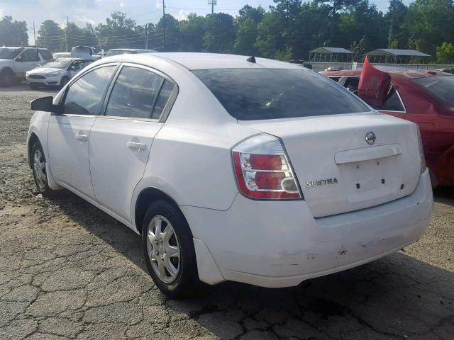 3N1AB61E98L729899 - 2008 NISSAN SENTRA 2.0 WHITE photo 3