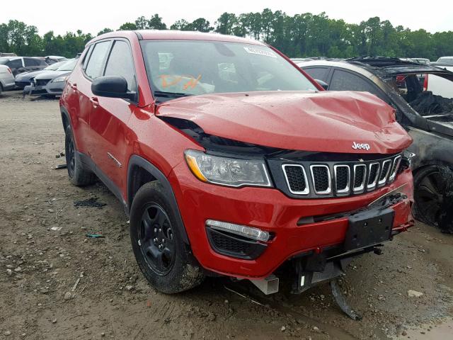 3C4NJCAB8JT488235 - 2018 JEEP COMPASS SP წითელი ფოტო 1