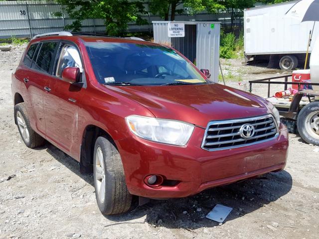 5TDDK3EH1AS019005 - 2010 TOYOTA HIGHLANDER RED photo 1