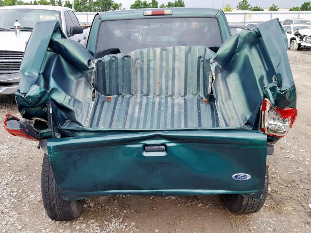 1FTYR10C4YPB46719 - 2000 FORD RANGER GREEN photo 9