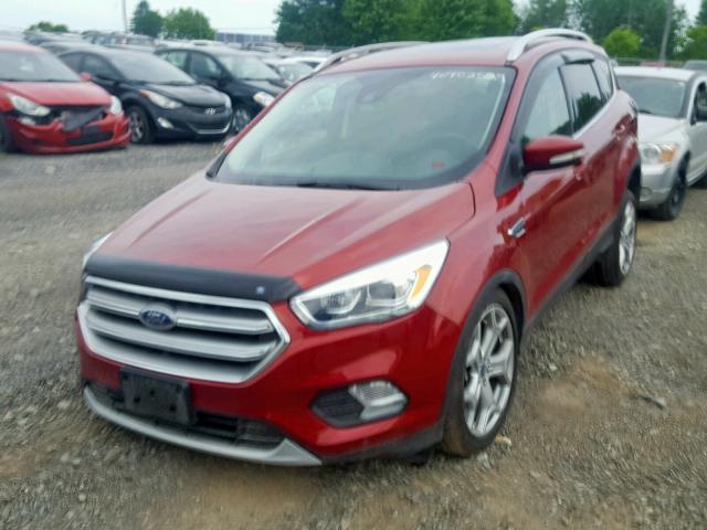 1FMCU9J91HUA33379 - 2017 FORD ESCAPE TIT RED photo 2