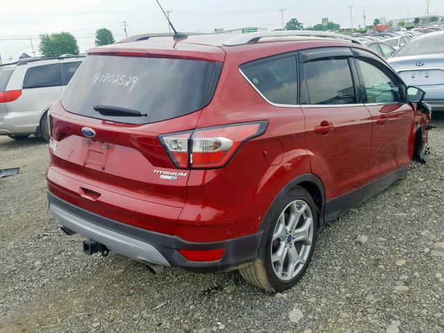 1FMCU9J91HUA33379 - 2017 FORD ESCAPE TIT RED photo 4