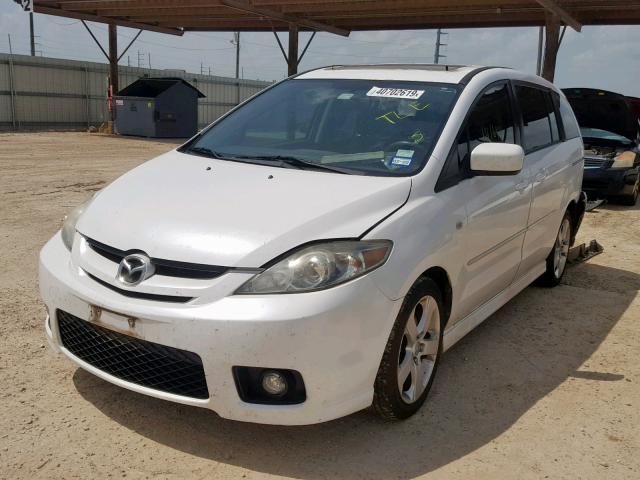 JM1CR293460100249 - 2006 MAZDA 5 WHITE photo 2