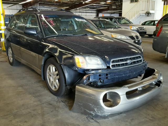 4S3BH665016631658 - 2001 SUBARU LEGACY OUT BLACK photo 1