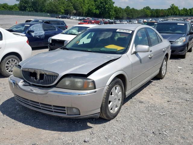 1LNHM86S54Y675652 - 2004 LINCOLN LS SILVER photo 2