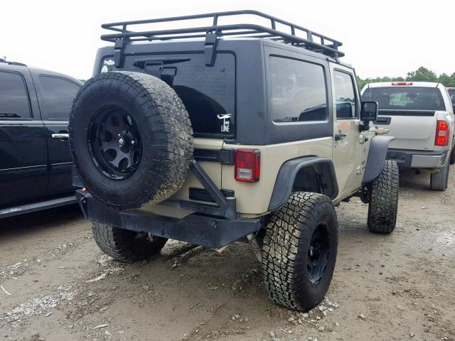 1C4AJWAG6HL640546 - 2017 JEEP WRANGLER S TAN photo 4