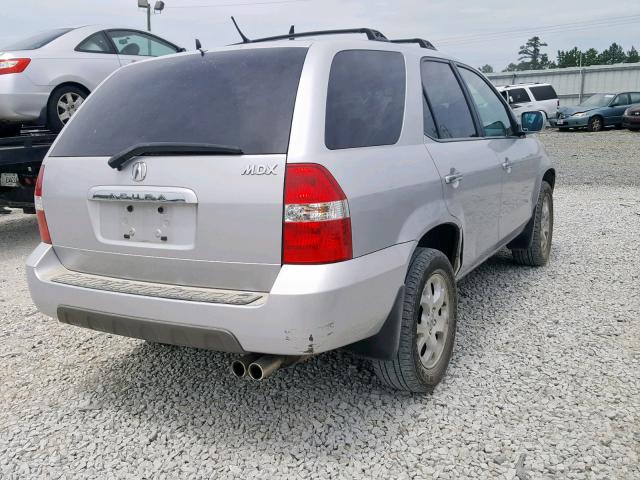 2HNYD18892H525042 - 2002 ACURA MDX TOURIN SILVER photo 4