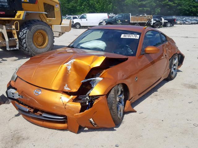 JN1AZ34D36M306820 - 2006 NISSAN 350Z COUPE ORANGE photo 2