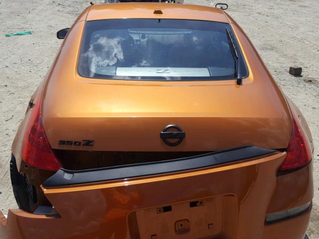 JN1AZ34D36M306820 - 2006 NISSAN 350Z COUPE ORANGE photo 6