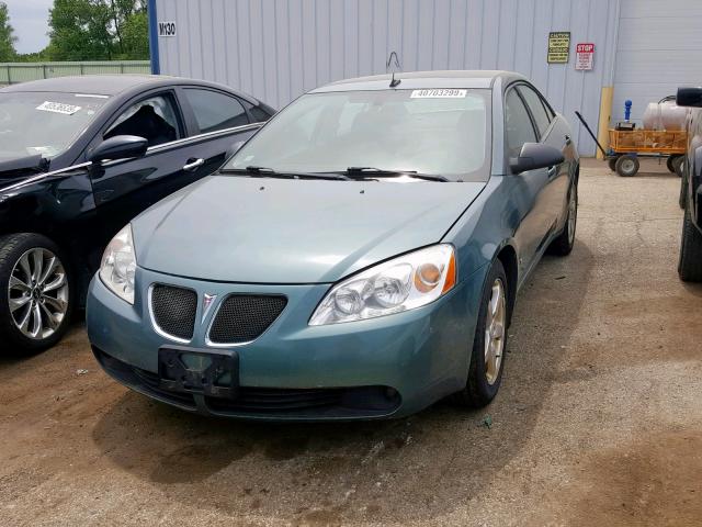 1G2ZH57N694146248 - 2009 PONTIAC G6 GT GREEN photo 2