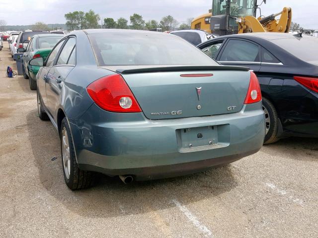 1G2ZH57N694146248 - 2009 PONTIAC G6 GT GREEN photo 3