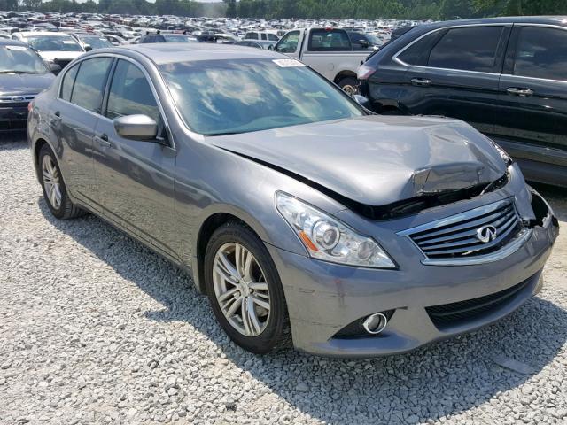 JN1CV6AP8DM724582 - 2013 INFINITI G37 BASE GRAY photo 1