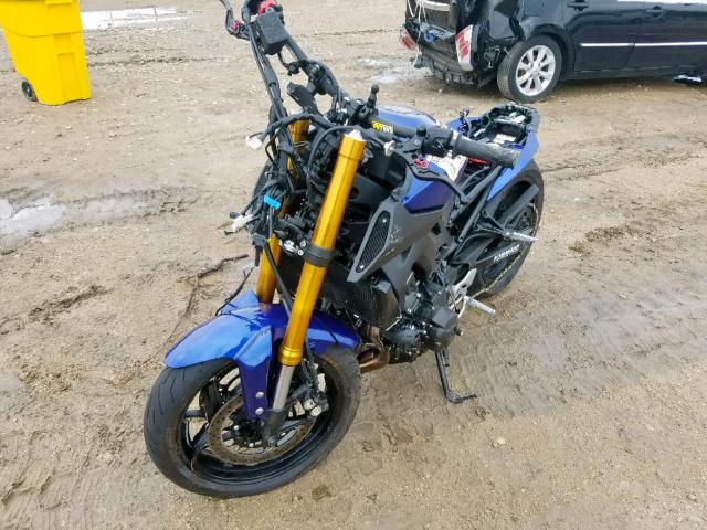 JYARN33E4FA004665 - 2015 YAMAHA FZ09 BLUE photo 2