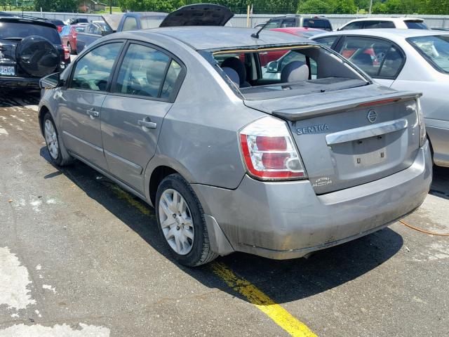 3N1AB6AP3CL778364 - 2012 NISSAN SENTRA 2.0 GRAY photo 3