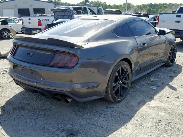 1FA6P8CF3J5121443 - 2018 FORD MUSTANG GT GRAY photo 4