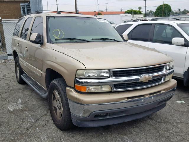 1GNEC13T05R170815 - 2005 CHEVROLET TAHOE C150 GOLD photo 1