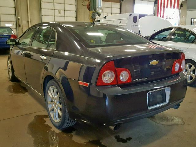 1G1ZE5E74BF347822 - 2011 CHEVROLET MALIBU LTZ 黑色 照片 3