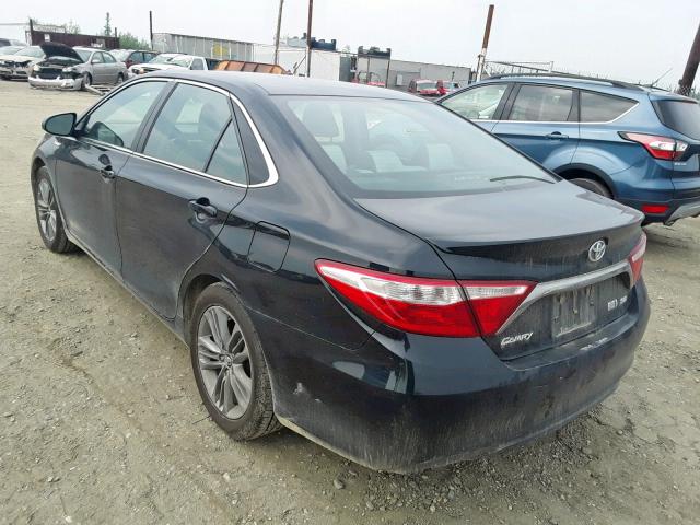 4T1BD1FK6FU149568 - 2015 TOYOTA CAMRY HYBR BLACK photo 3