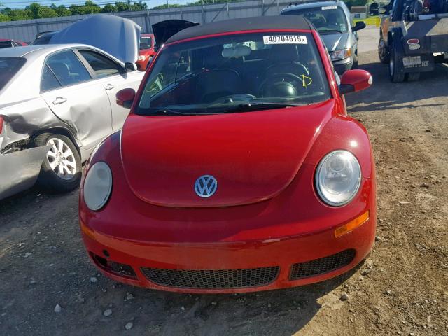 3VWRF31Y46M325829 - 2006 VOLKSWAGEN NEW BEETLE 红色 照片 9