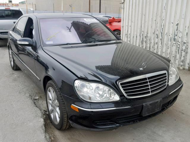 WDBNG75J84A395846 - 2004 MERCEDES-BENZ S 500 BLACK photo 1