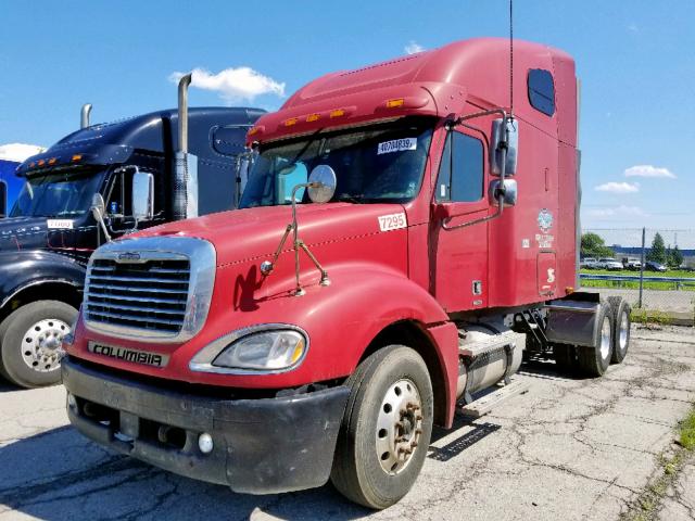 1FUJA6CK06LU77187 - 2006 FREIGHTLINER CONVENTION RED photo 2