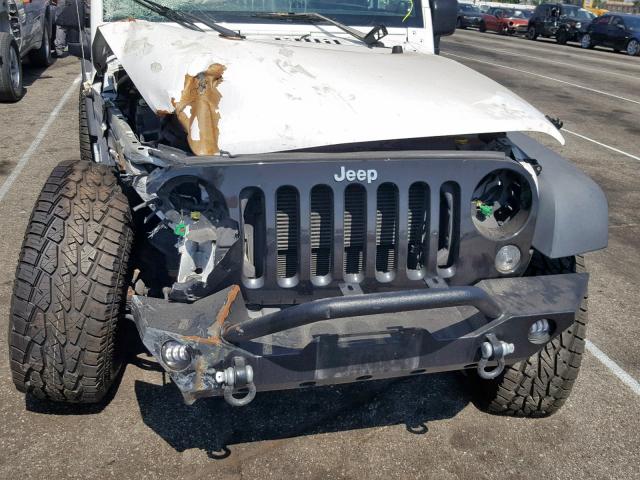 1C4AJWAG2EL326534 - 2014 JEEP WRANGLER S WHITE photo 10