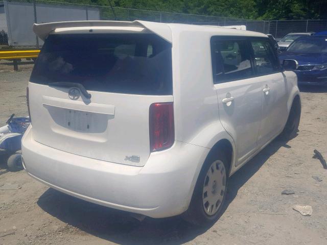 JTLKE50E081032749 - 2008 TOYOTA SCION XB 白色 照片 4