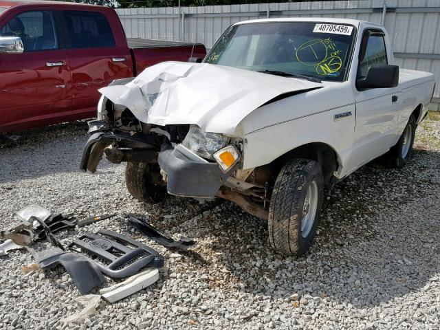 1FTYR10D46PA78346 - 2006 FORD RANGER WHITE photo 2