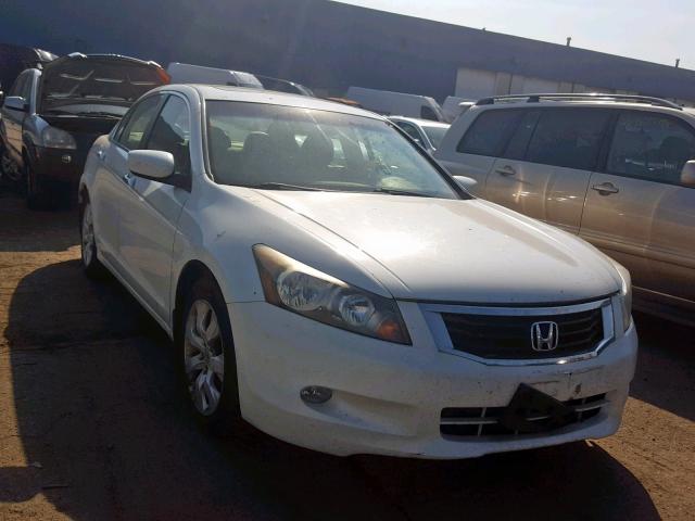 1HGCP36869A801886 - 2009 HONDA ACCORD EXL WHITE photo 1