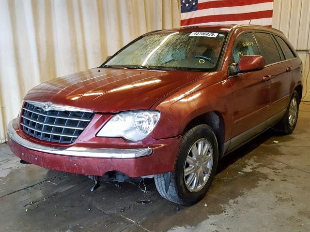 2A8GF68X77R289789 - 2007 CHRYSLER PACIFICA T RED photo 2