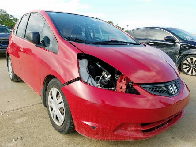 JHMGE8H23AC030113 - 2010 HONDA FIT RED photo 1