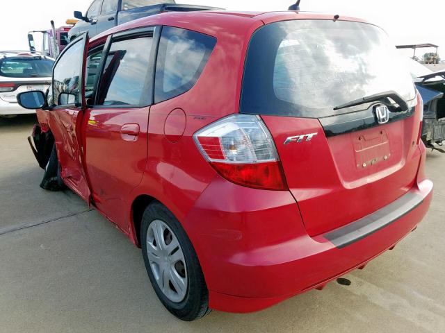 JHMGE8H23AC030113 - 2010 HONDA FIT RED photo 3