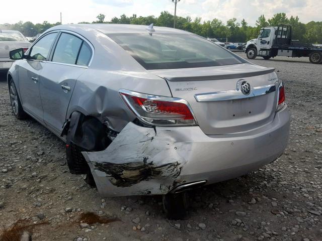 1G4GE5ED0BF377139 - 2011 BUICK LACROSSE C SILVER photo 3