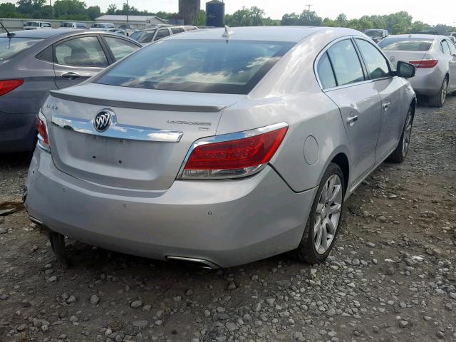 1G4GE5ED0BF377139 - 2011 BUICK LACROSSE C SILVER photo 4
