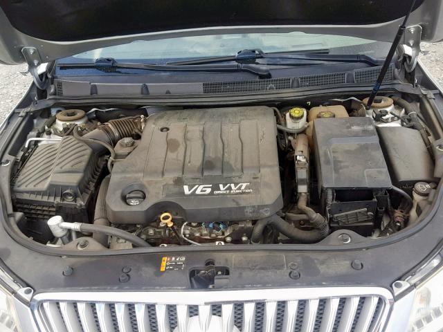 1G4GE5ED0BF377139 - 2011 BUICK LACROSSE C SILVER photo 7