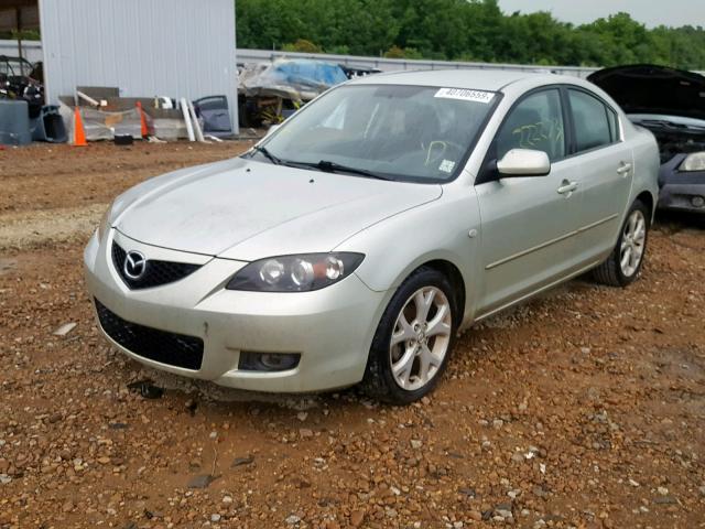 JM1BK32F081183184 - 2008 MAZDA 3 I SILVER photo 2