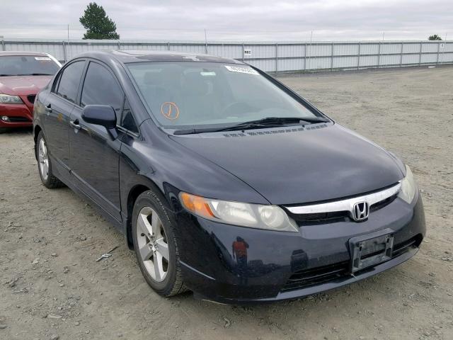 2HGFA15988H501859 - 2008 HONDA CIVIC EXL შავი ფოტო 1