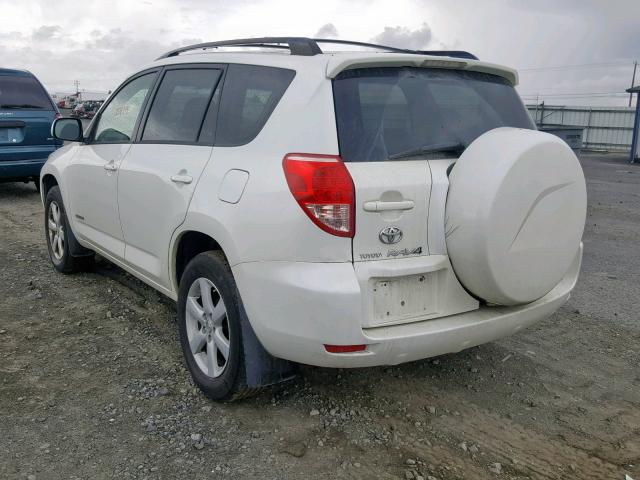 JTMBD31V265010484 - 2006 TOYOTA RAV4 LIMIT WHITE photo 3