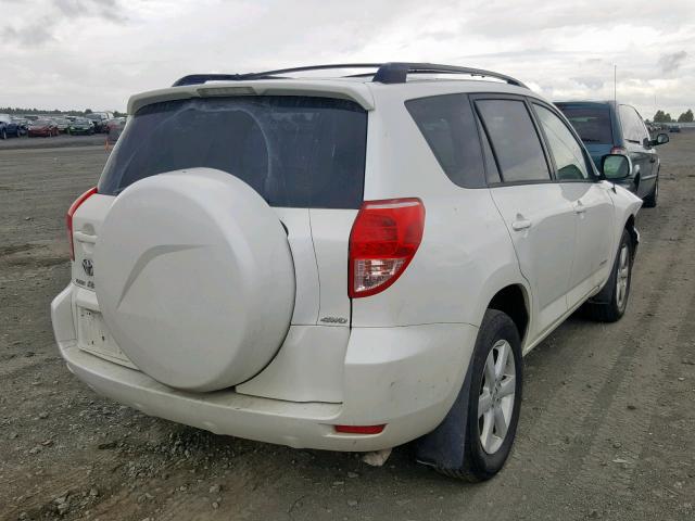 JTMBD31V265010484 - 2006 TOYOTA RAV4 LIMIT WHITE photo 4