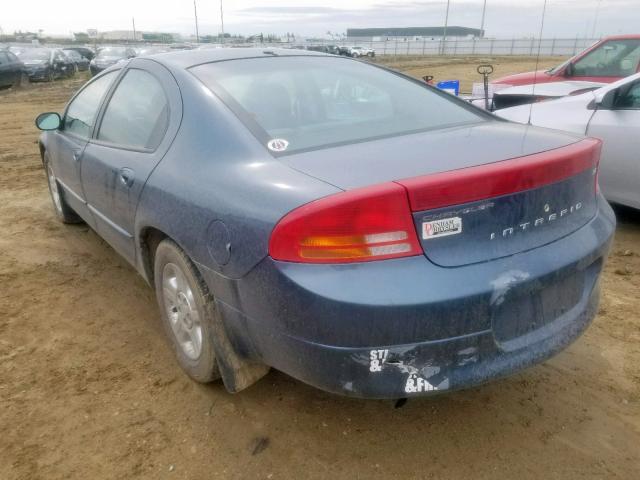 2C3HH46RX2H242189 - 2002 CHRYSLER INTREPID S GRAY photo 3