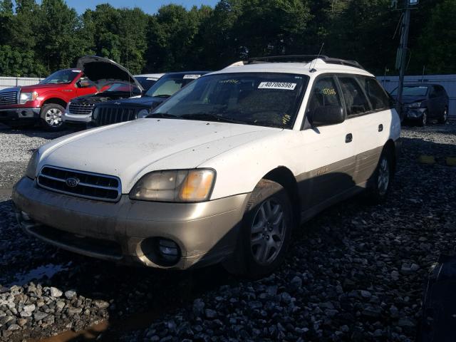 4S3BH6750Y7622865 - 2000 SUBARU LEGACY OUT WHITE photo 2