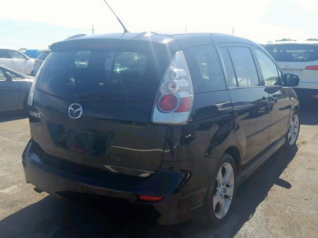 JM1CR293460118928 - 2006 MAZDA 5 BLACK photo 4