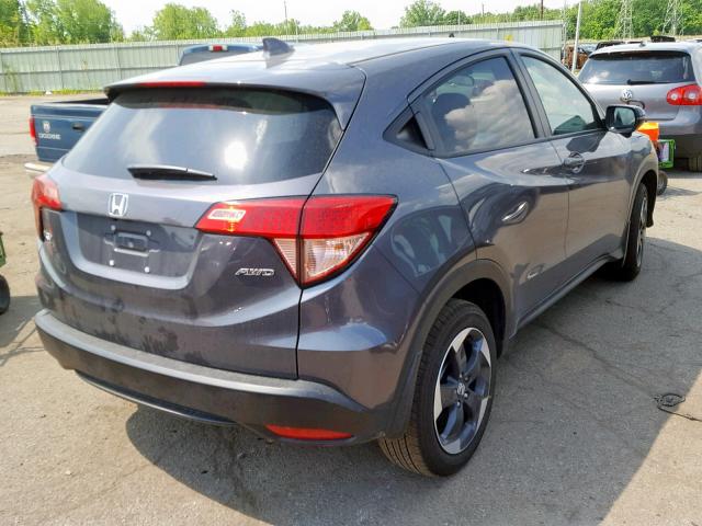 3CZRU6H59JG723805 - 2018 HONDA HR-V EX BLACK photo 4