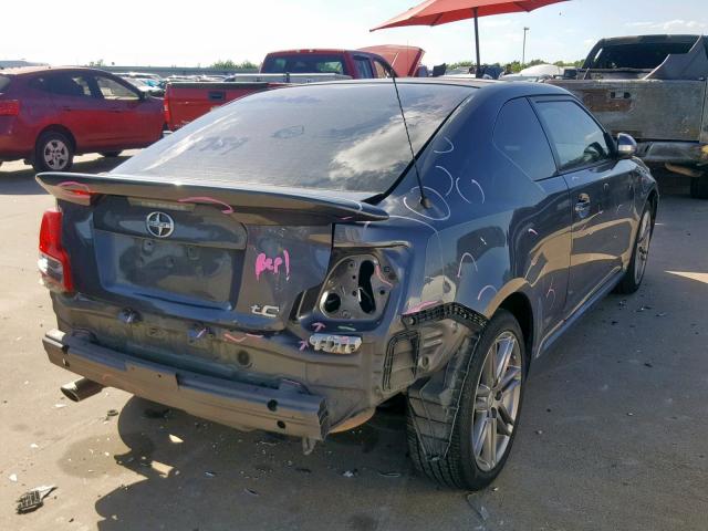 JTKJF5C74B3010128 - 2011 TOYOTA SCION TC ნაცრისფერი ფოტო 4
