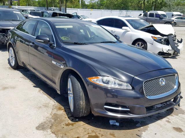 SAJWA2GB0CLV38244 - 2012 JAGUAR XJL BLACK photo 1