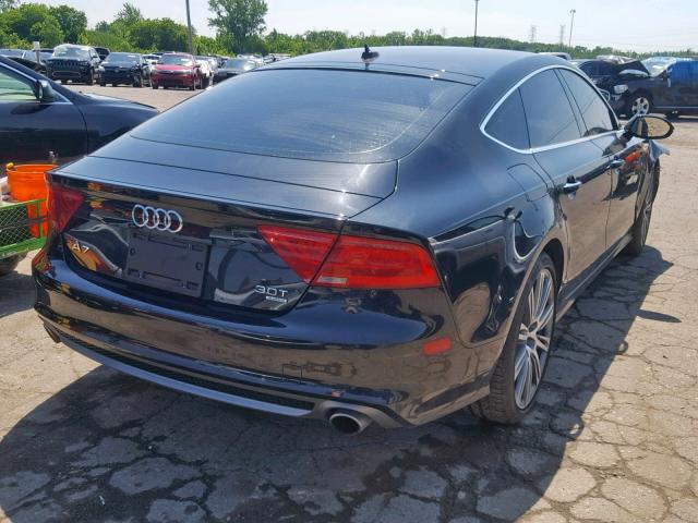 WAU2GAFC3DN072490 - 2013 AUDI A7 PRESTIG BLACK photo 4